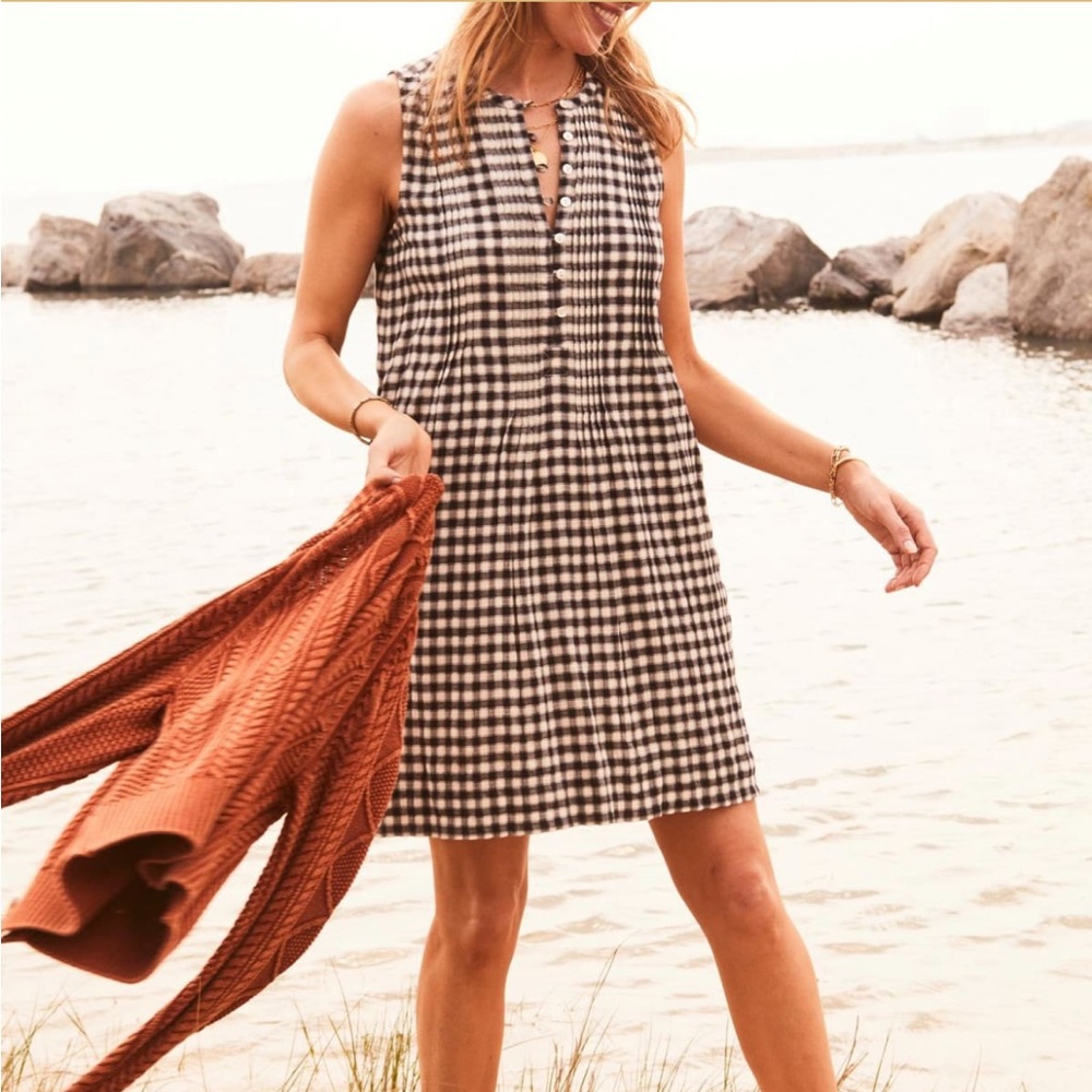 Faherty Isha Gingham Dress